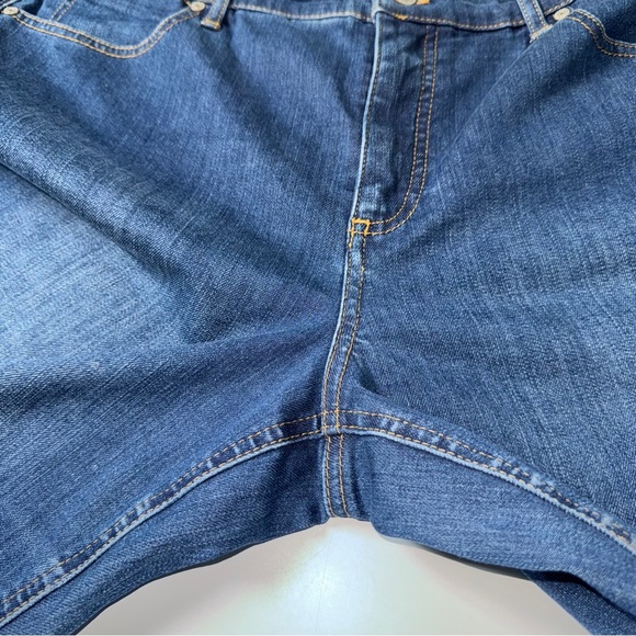 Talbots Flawless Five Pocket Slim Ankle Jeans Women’s Size 14 Blue Stretch Denim - Picture 10 of 13